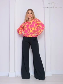 Women Blouses - 粉色 - 查看 3