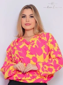 Women Blouses - 粉色 - 查看 1