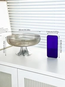 1 pieza Bandeja nórdico gris plástico transparente - Gris - Ver 7