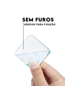 Kit 2 Ganchos Para Esponja Aço inoxidável Suporte Porta Bucha De Pia Prateleira - Visão 7