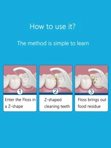 7pcs Stainless Steel Portable Toothpick Set Tooth Gap Hook Needle Dental Floss Pick Tooth Cleaning Tool - Silver - View 7