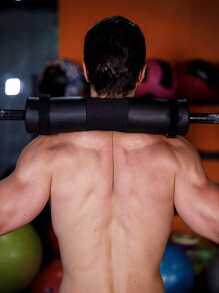 1 件杠铃海绵防滑垫和 2 条保护带，用于在深蹲、弓步、举重时保护颈部和肩部，适合男性和女性，健身房健身器材健身房配件、运动、健身房、家庭锻炼、运动配件、健身房配件、CrossFit 配件 - 黑色 - 查看 7