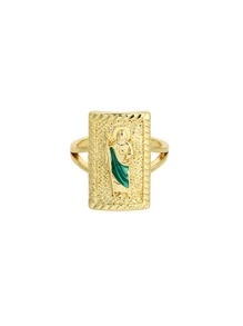 1枚精致时尚优雅个性化可调节戒指 - 彩色 - 查看 5