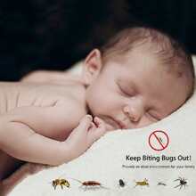 納米PPT隱形窗戶螢幕,優質蚊帳,150X300cm隱形螢幕DIY蚊帳 - 白色 - 查看 11