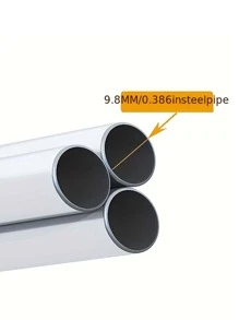 1 Miếng Phong cách 5 Giá để giày Với Xử lý , Dễ dàng tập hợp Tiết kiệm không gian Chống bụi Lưu trữ Hộp đựng Tủ , Thích hợp Đối với Ký túc xá , Chất liệu : PP Nhựa Và 9.8 Galvanized Đường ống - màu đen - Xem 4