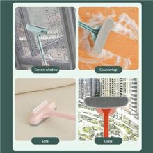 1/2入組清潔刷,用於蚊帳窗網清潔和防蚊,透明窗清潔器,家庭清潔工具 - 彩色 - 查看 4