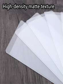 1pc Transparent Frosted Anti-magnetic Card Holder For Bank Card, Ic Card, Id Card, Bus Card, Membership Card Protection - Clear - View 7