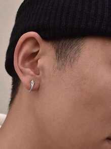 1入組蛇形耳夾