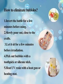 1套 UV 樹脂套件 25ML/60ML/100ML/500ML UV 樹脂、水晶透明樹脂膠、用於珠寶工藝品 UV 手電筒、鑄造、UV 樹脂模具 UV 固化樹脂、UV 樹脂套件 UV 環氧樹脂，適合所有 DIY 初學者 - 無色 - 查看 6