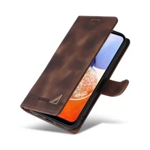 Compatible With IPhone Cases For Men Brown Solid Wallet Phone Case Waterproof Shockproof Anti-Fall Scratch Resistant - Brown - View 8