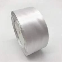 1 件 6/10/15/20/25/38/50 毫米 25 码卷丝缎带婚礼派对圣诞装饰 DIY 邀请卡礼品包装 - 白色 - 查看 8