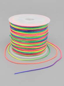 1pc Non-elastic Rainbow  Beading Cord, Colorful Crafting Thread String Cord For Jewelry Making Bracelet Necklace DIY Craft Bead String  Beading   Crafting Cords - Multicolor - View 1