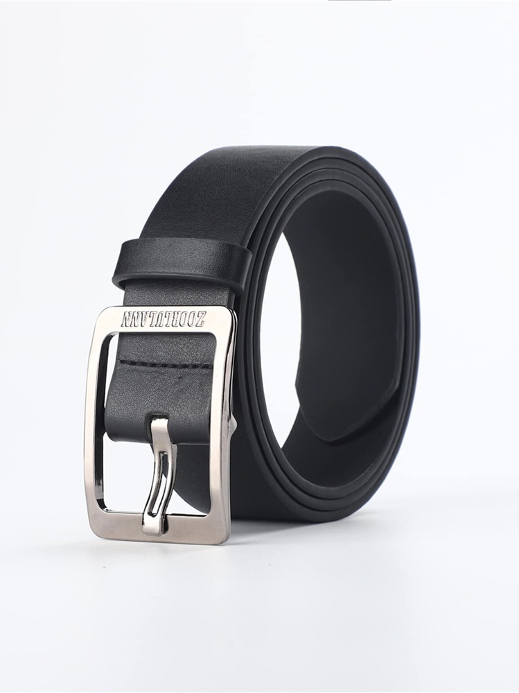 moussy 黒のレザーベルト シルバーバックル付き MOUSSY | SPLIT LEATHER ワイドベルト (ベルト ) |SHEL'TTER