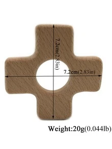 幾何木頭玩具 - 彩色 - 查看 6