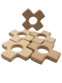 幾何木頭玩具 - 彩色 - 查看 4