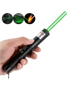 Puntero Laser de Aluminio con luz verde. - Multicolor - Ver 1