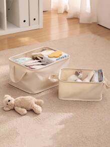 1 Pc Foldable Fabric Laundry Basket/Storage Binbedroom,Organizer,Organiser,Home Storage,White T Shirt Women,Black Pants Women,Ladies Winter Clothes,Dress,Winter Clothes For Ladies,Elegant Woman Dresses,White Shirt For Ladies,Long Sleeve,White Jumpsuit For Women,Spring Dresses For Women,Spring Outfits For Women,Spring,Spring Clothes,Minimalist,Summer Tops