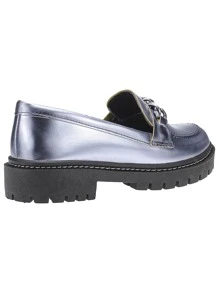 Women Wedges & Flatform - 深灰色 - 查看 2
