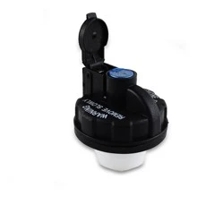 Universal Threaded Gasoline Cap With Cover And Keys - Black - View 6