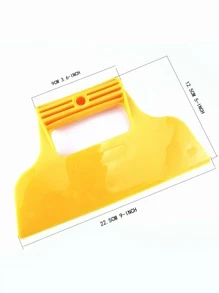 Plastic Scraper Cutter Art Painting Tool For Glass Sticker Wallpaper Scraper Tool - Orange - View 2