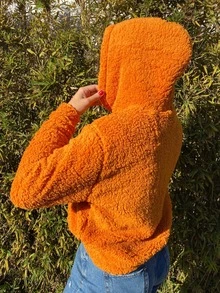 Women Winter Coats - Màu be - Xem 2