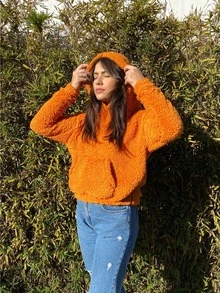 Women Winter Coats - Màu be - Xem 3