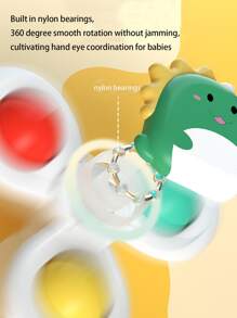 3 件/套吸盘旋转陀螺仪玩具婴儿游戏牙胶、缓解压力益智摇铃、沐浴淋浴玩具儿童礼物（部分零件可能随机）学校用品幼儿游戏、玩具>婴儿、婴儿淋浴游戏、儿童玩具、水槽玩具、儿童玩具>儿童互动游戏、婴儿淋浴游戏、儿童玩具、幼儿玩具