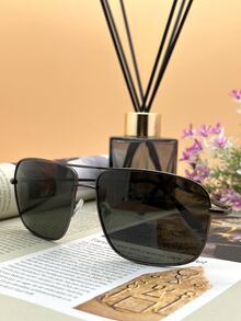 男士復古時尚太陽眼鏡,送禮好選擇 - 綠色 - 查看 2