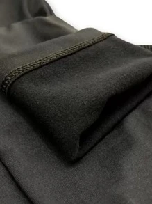 Plus Size Pants - 黑色 - 查看 3