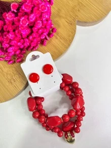 Women's Jewelry Sets - 紅色 - 查看 1