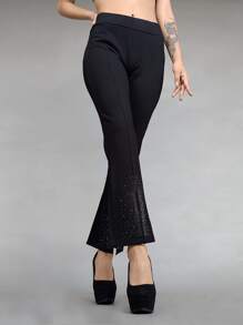 Ropa de Mujer  / pantalón / pantalón casual / pantalon de brillos - Negro - Ver 1