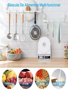 Gramera Digital Bascula Cocina Joyería 10kg Alta Precisión - Blanco - Ver 5