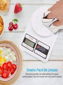 Gramera Digital Bascula Cocina Joyería 10kg Alta Precisión - Blanco - Ver 3
