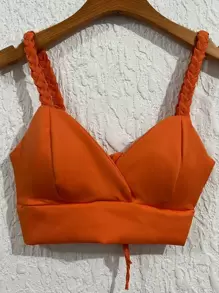 Women Tops - 橘色 - 查看 1