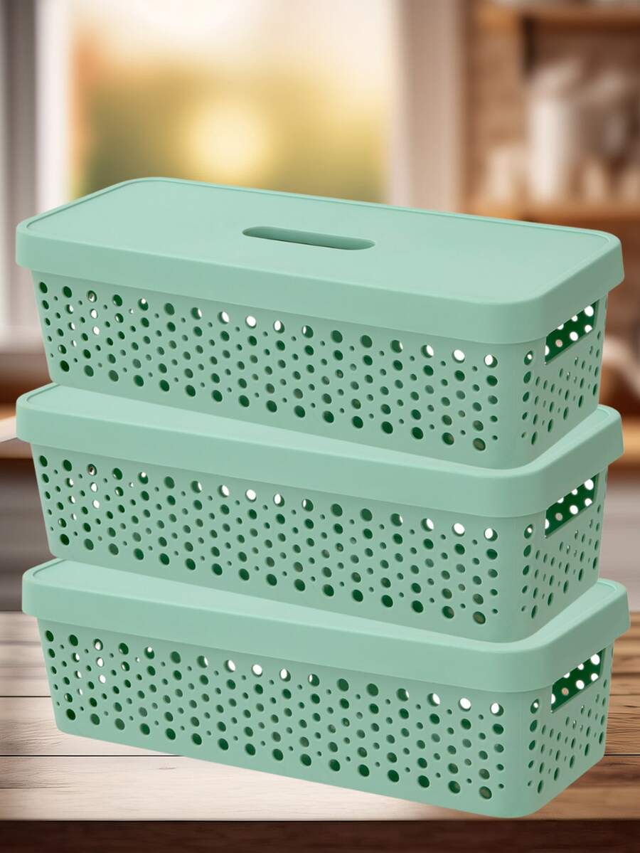 Storage Boxes & Bins - màu xanh lá - Xem 1