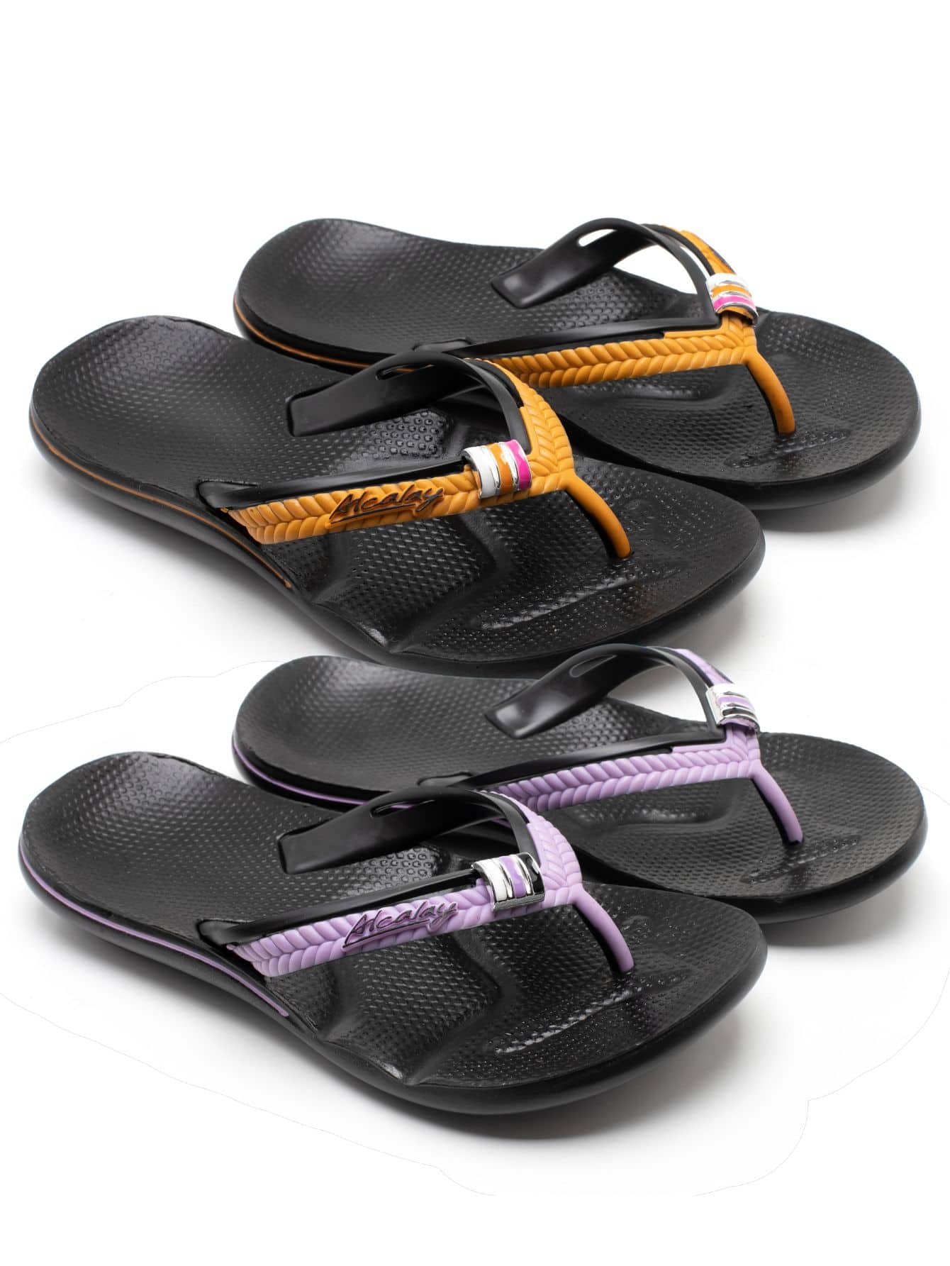 Women Flip-Flops - 紫色 - 查看 1