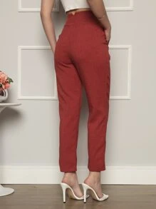 Women Pants - Màu Cam cháy - Xem 2