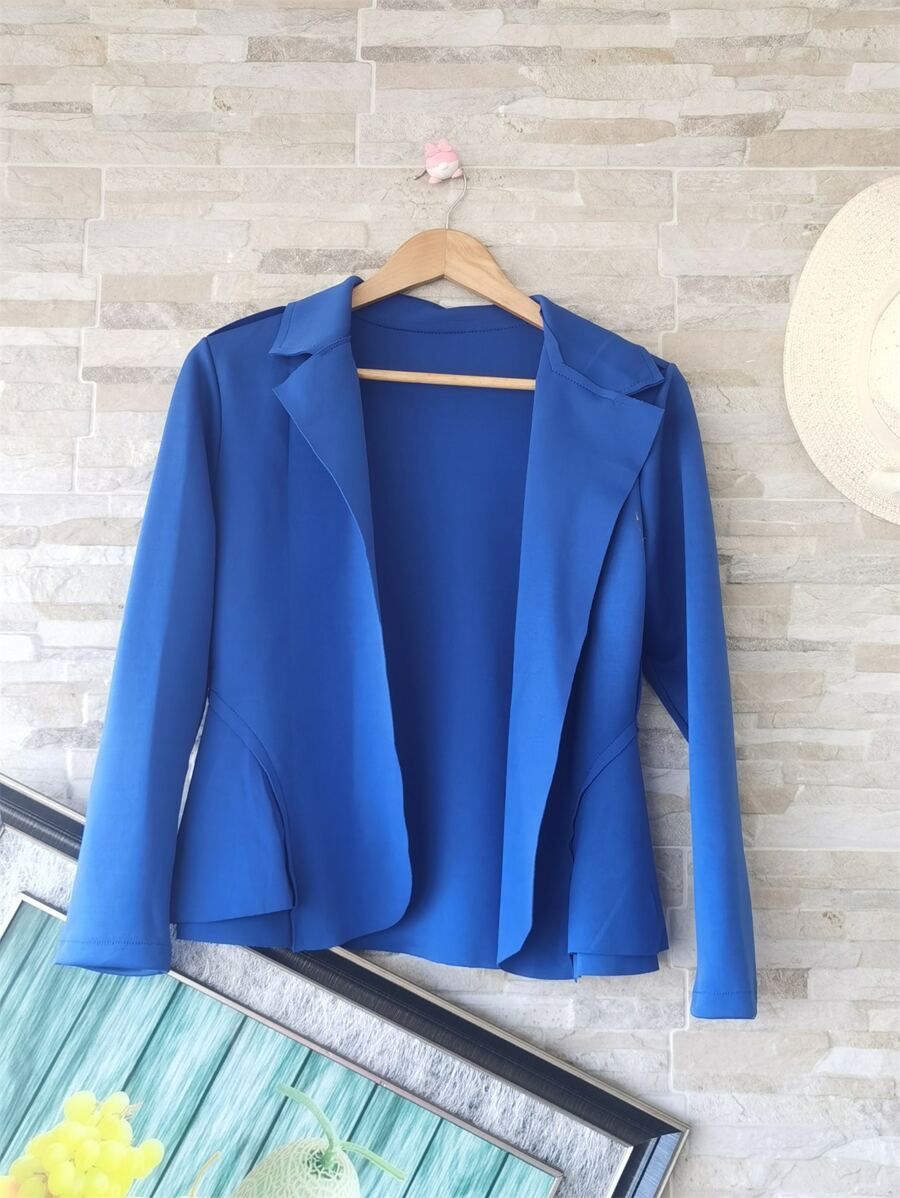 Women Blazers - Blue - View 1