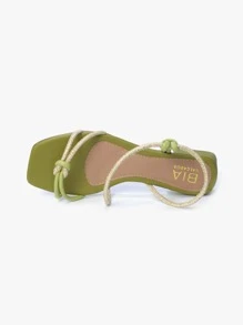 Women Flat Sandals - 綠色 - 查看 6