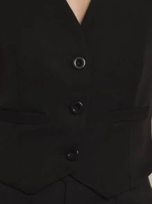 Women Two-piece Outfits - Negro - Ver 3