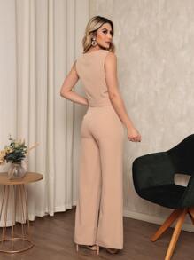 Women Two-piece Outfits - Beis - Ver 2