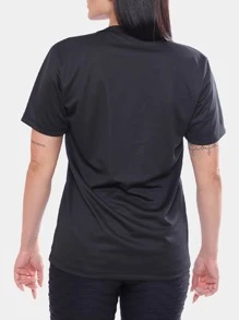 Women T-Shirts - 黑色 - 查看 2