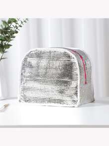 花卉图案午餐袋 隔热便携 适用于学校和工作 学校午餐盒 午餐容器 隔热午餐袋 返校午餐套装 学校用品 午餐盒 袋子 家庭必需品 返校用品 - 彩色 - 查看 6