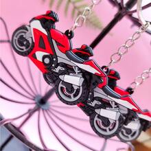1 件 Pvc 雙面 3d 摩托車鑰匙扣、箱包和汽車裝飾、促銷禮品 - 彩色 - 查看 4