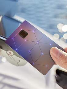 4入組幾何圖案防滑卡貼紙 - 彩色 - 查看 7