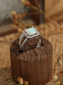 S925 Sterling Silver Ring, Fashionable Silver Ring For Women - Silver - View 3