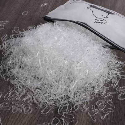 1000pcs Girls Minimalist Disposable Hair Tie For Daily Life