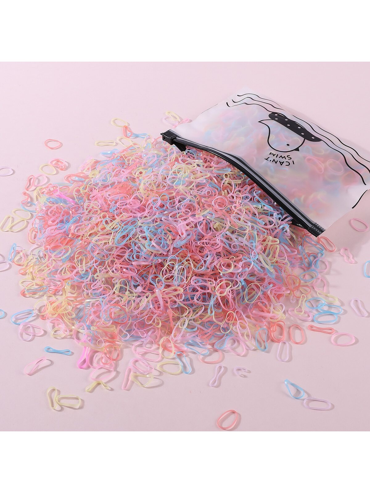 1000pcs الفتيات الحد الأدنى من الشعر يمكن التخلص منه للحياة اليومية