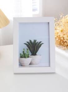 1 pieza Marco para imagen simple A4 blanco - Blanco - Ver 1