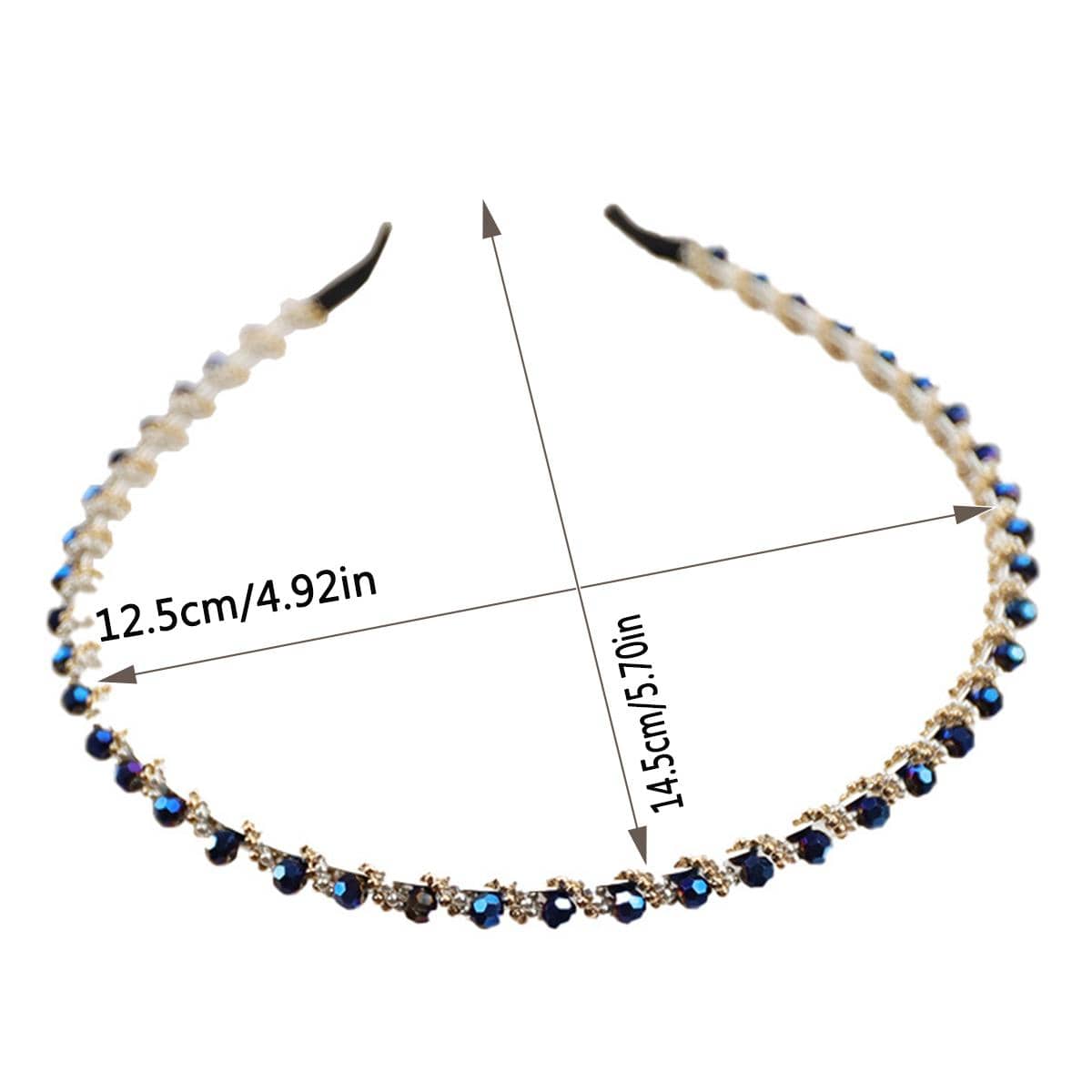 Simsly Pettine per Capelli da Sposa, a forma di Fiore, con Strass luccicanti, Capelli Pettini